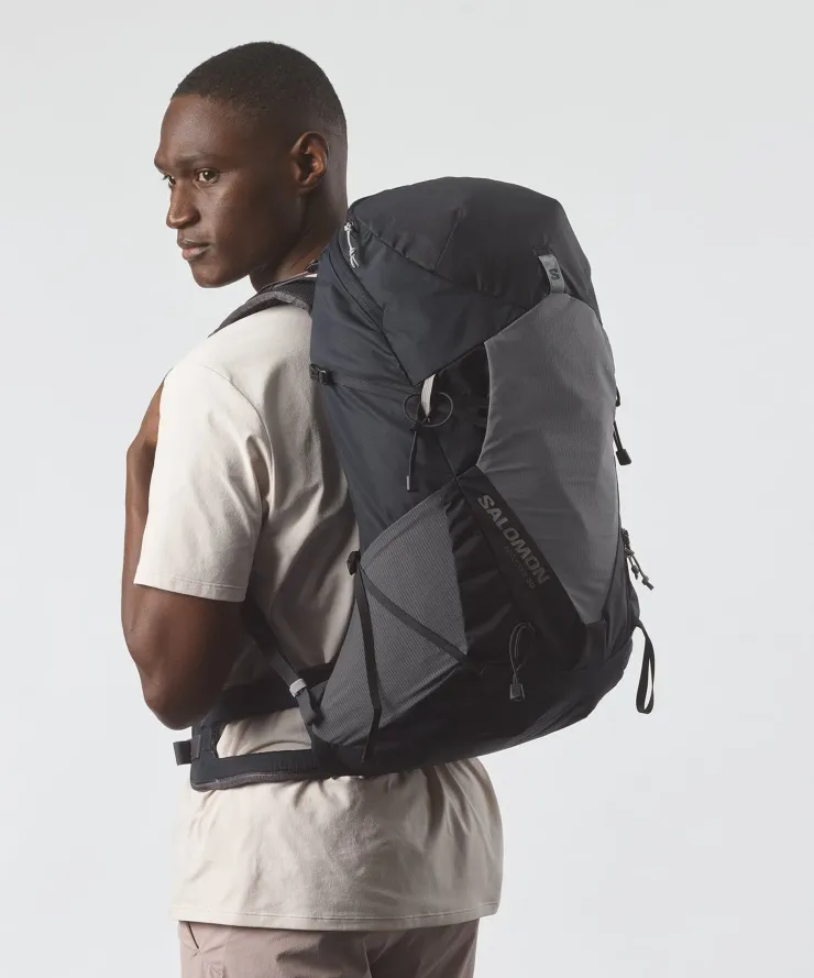 Day Packs-Salomon Aerotrek 30 Rucksack - Anthracite-Nine Iron-Alloy