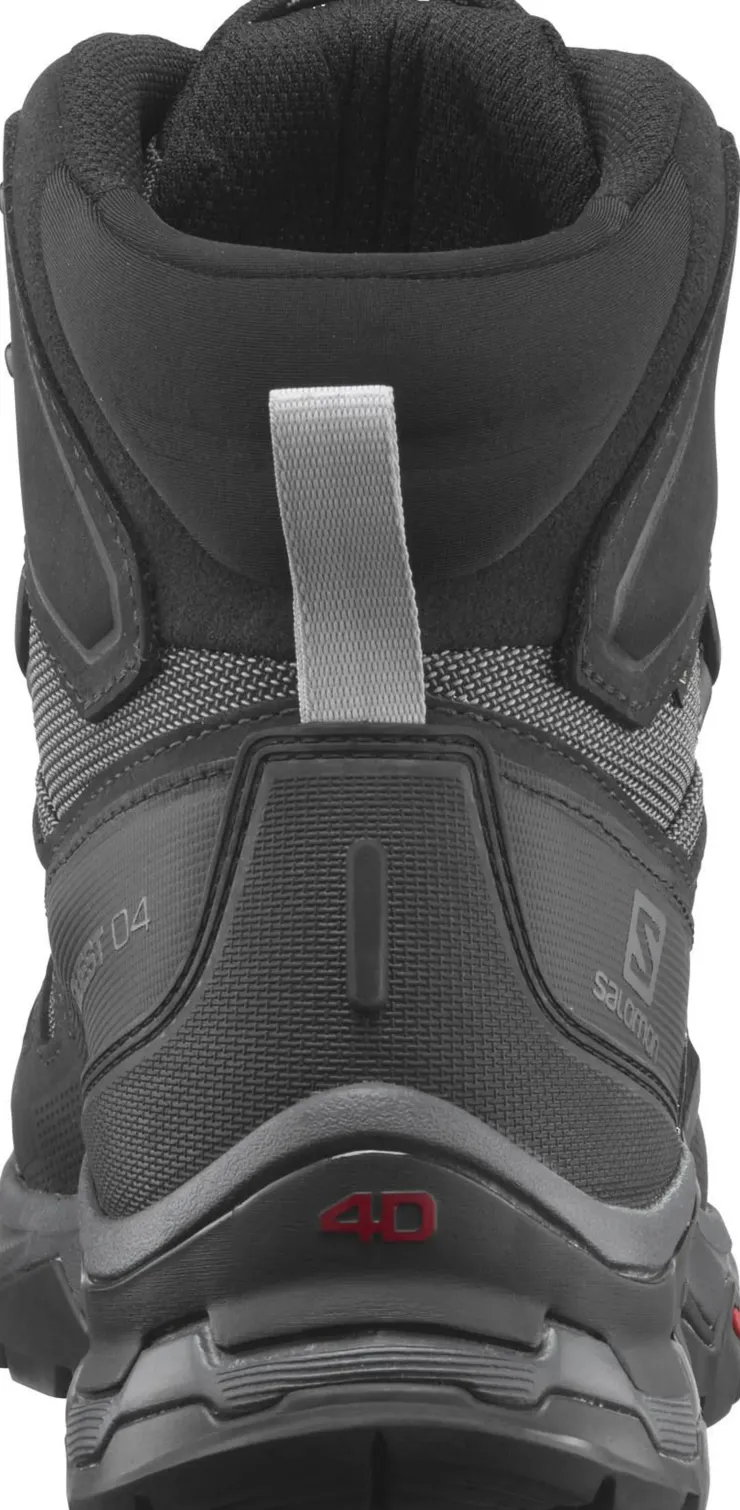 Hiking Shoes & Boots|Hiking Boots-Salomon Mens Quest 4 GTX Boots - Magnet-Black-Quarry