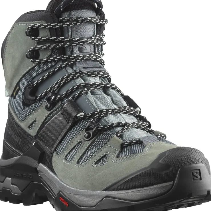 Hiking Shoes & Boots|Hiking Boots-Salomon Womens Quest 4 GTX Boots - Slate-Trooper-Opal Blue
