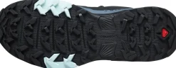 Walking Shoes-Salomon Womens X Ultra 4 GTX Hiking Shoes - Black-Stormy Weather-Opal Blue