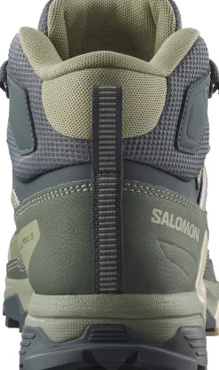 Hiking Shoes & Boots|Mid Height Boots-Salomon Womens X Ultra 5 Mid GTX Shoe - Turbulence-Sedona Sage-Tender