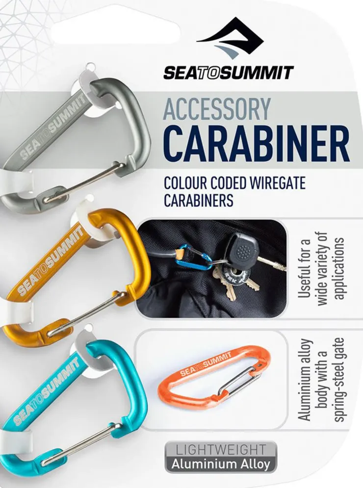 Buckles & Straps-Sea To Summit Accessory Carabiner Set - 3pcs