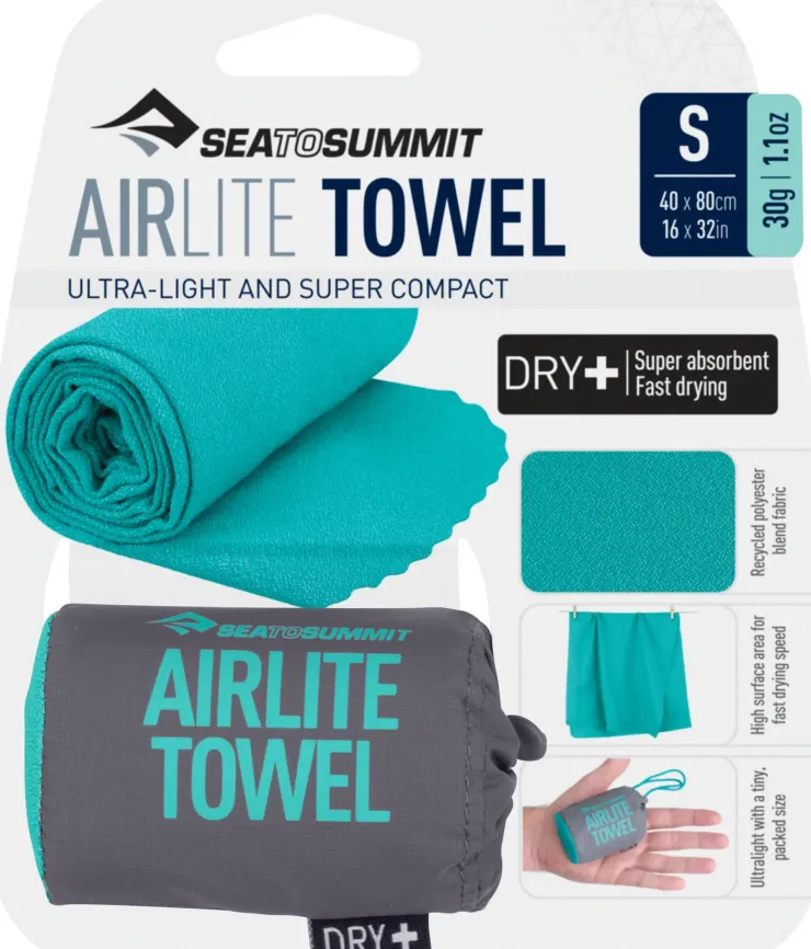 Toiletries & Personal Hygiene-Sea To Summit Airlite Towel - S - Baltic