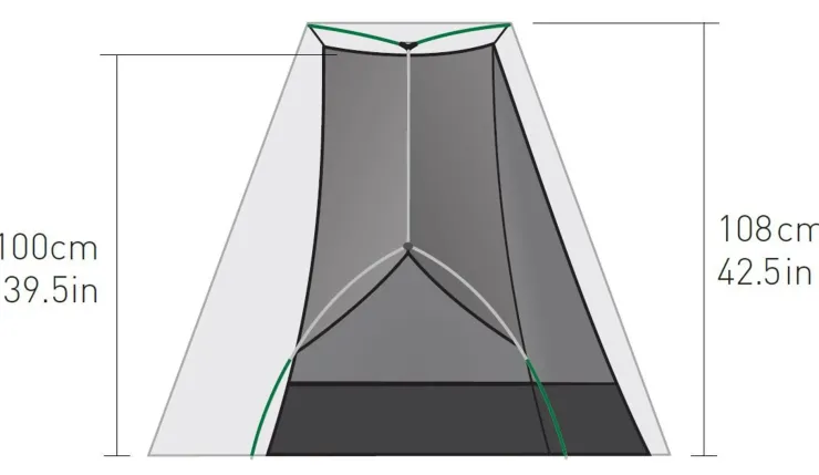 Backpacking & Lightweight Tents-Sea To Summit Alto TR1 PLUS Tent Package - Green