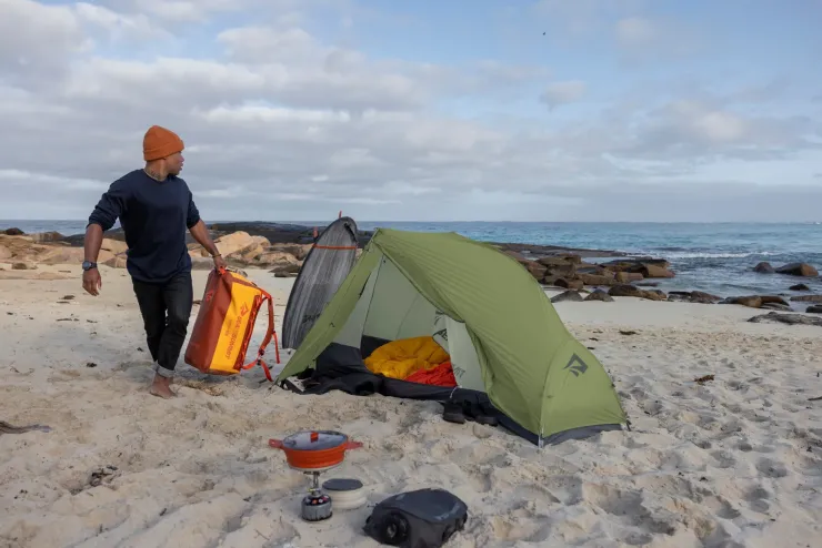 Backpacking & Lightweight Tents-Sea To Summit Alto TR1 PLUS Tent Package - Green