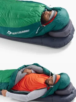 Backpacking & Lightweight Sleeping Bags-Sea To Summit Ascent -1C Down Sleeping Bag - Long