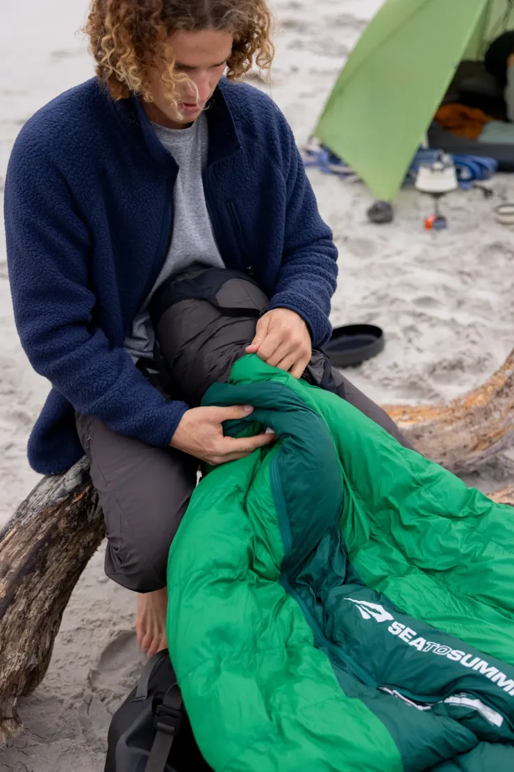 Backpacking & Lightweight Sleeping Bags-Sea To Summit Ascent -9C Down Sleeping Bag - Long