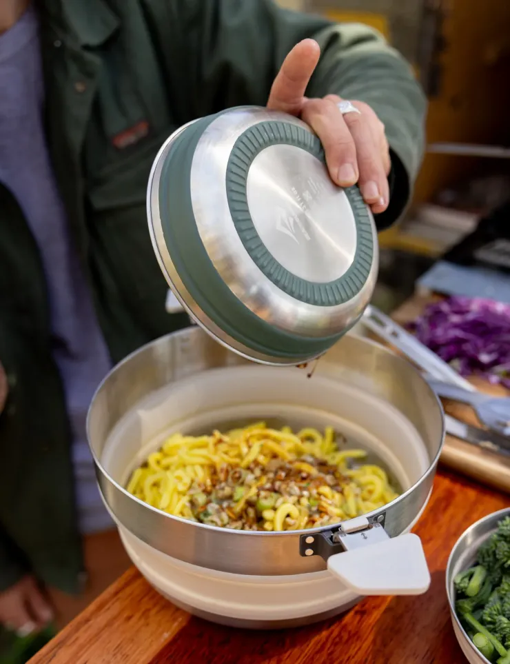 Pots, Pans & Kettles-Sea To Summit Detour Essentials Camp Kitchen Kit - 4 Piece