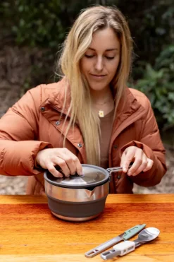 Pots, Pans & Kettles-Sea To Summit Detour Stainless Steel Collapsible Pouring Pot - 1.8L
