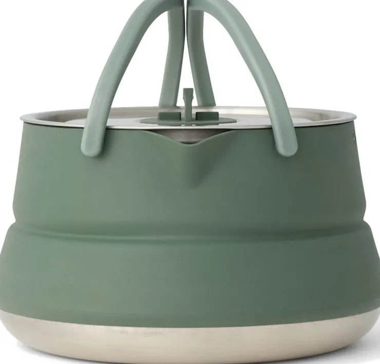 Pots, Pans & Kettles-Sea To Summit Detour Stainless Steel Collapsible Kettle - 1.6L