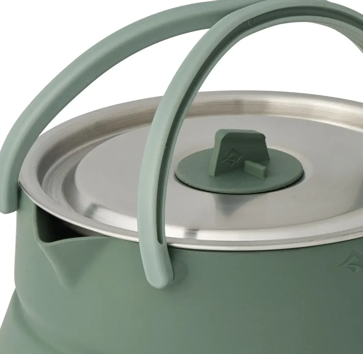 Pots, Pans & Kettles-Sea To Summit Detour Stainless Steel Collapsible Kettle - 1.6L
