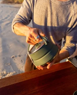 Pots, Pans & Kettles-Sea To Summit Detour Stainless Steel Collapsible Kettle - 1.6L