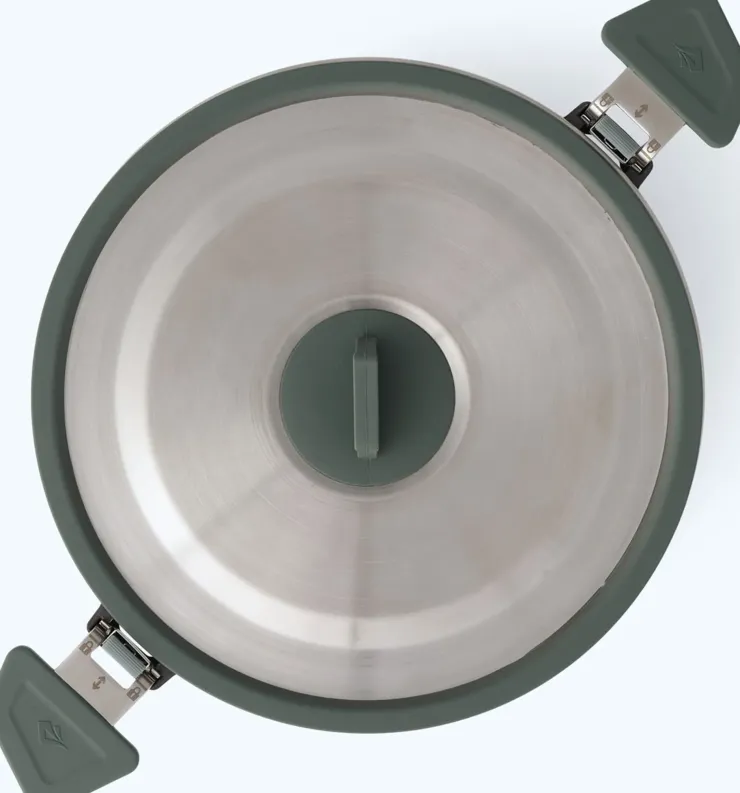 Pots, Pans & Kettles-Sea To Summit Detour Stainless Steel Collapsible Pot - 3L