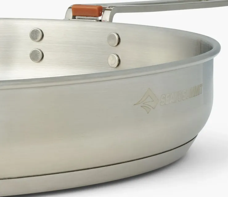 Pots, Pans & Kettles-Sea To Summit Detour Stainless Steel Pan - 10in