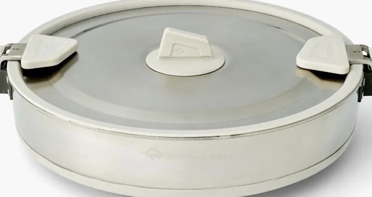 Pots, Pans & Kettles-Sea To Summit Detour Stainless Steel Collapsible Pot - 5L