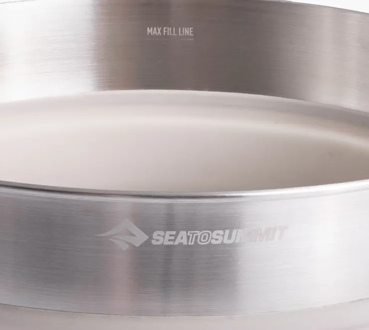 Pots, Pans & Kettles-Sea To Summit Detour Stainless Steel Collapsible Pot - 5L