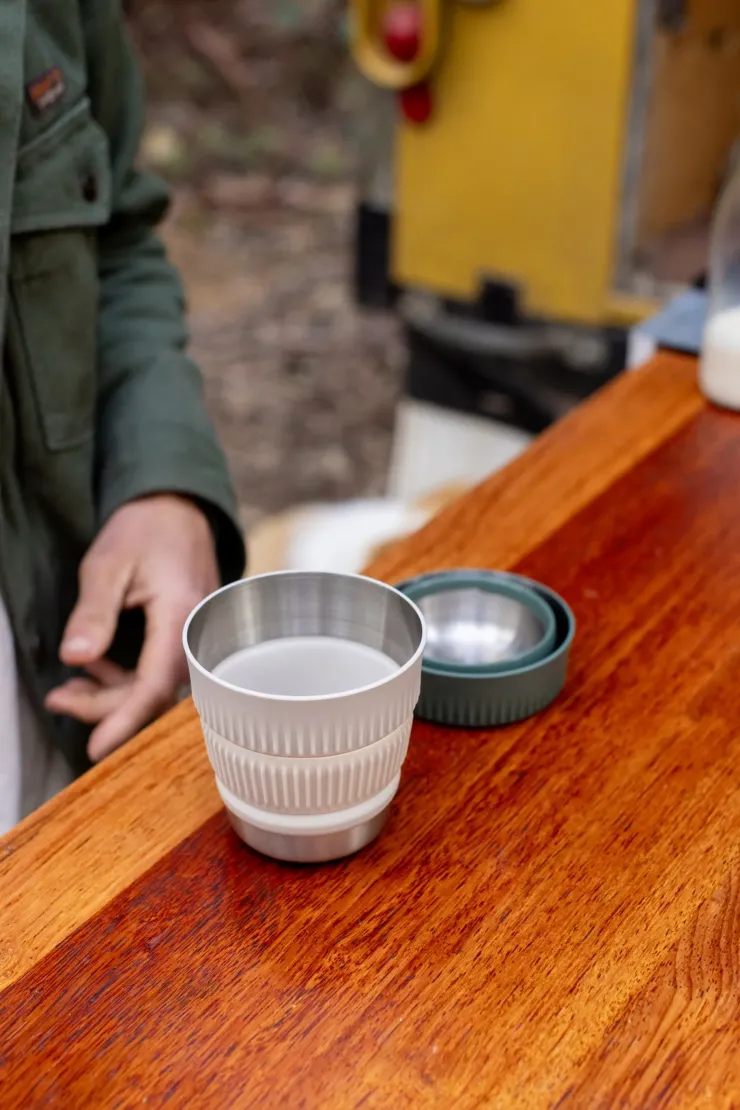 Plates, Bowls, Cups & Utensils-Sea To Summit Detour Stainless Steel Collapsible Mug - Beluga