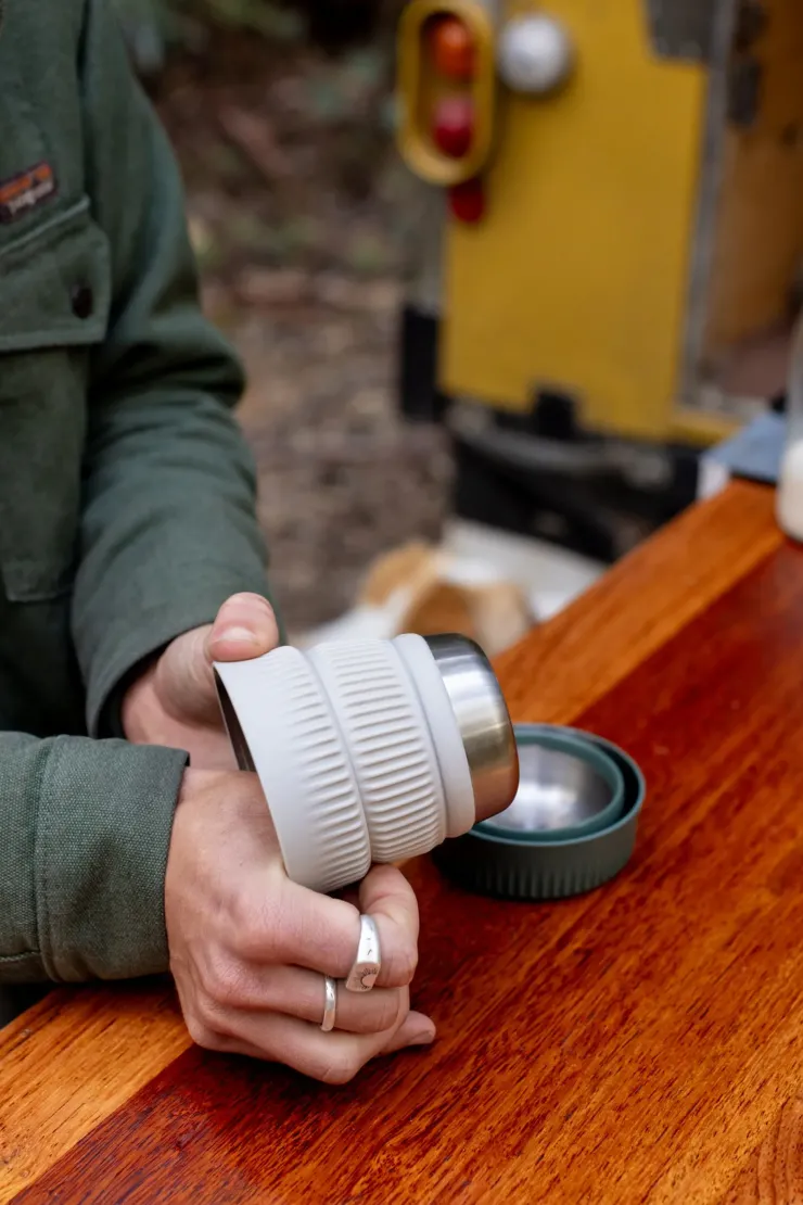 Plates, Bowls, Cups & Utensils-Sea To Summit Detour Stainless Steel Collapsible Mug - Moonstruck