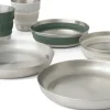 Plates, Bowls, Cups & Utensils-Sea To Summit Detour Stainless Steel Collapsible Dinnerware Set - 2P - 6 Piece