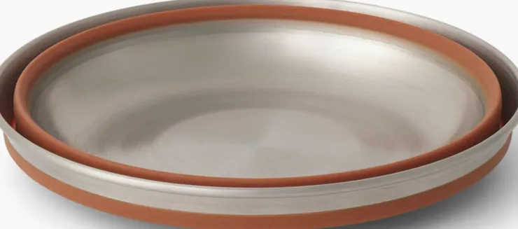 Plates, Bowls, Cups & Utensils-Sea To Summit Detour Stainless Steel Collapsible Bowl - M - Bombay