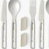 Plates, Bowls, Cups & Utensils-Sea To Summit Detour Stainless Steel Cutlery Set - 2P - 6 Piece