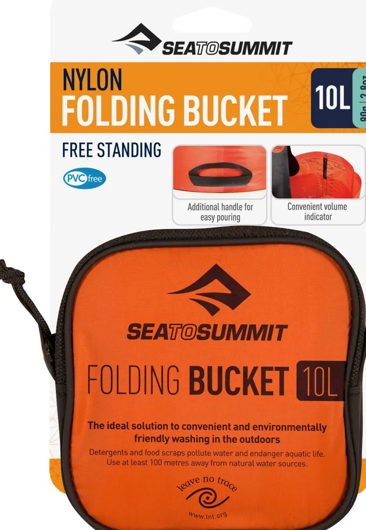 Plates, Bowls, Cups & Utensils-Sea To Summit Folding Bucket - 10L