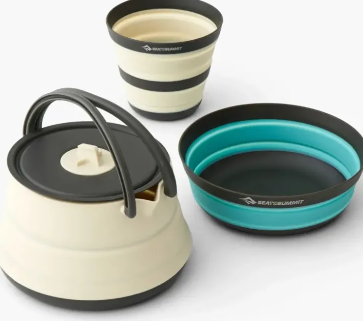 Pots, Pans & Kettles-Sea To Summit Frontier UL Collapsible Kettle Cook Set - 1P - 3 Piece