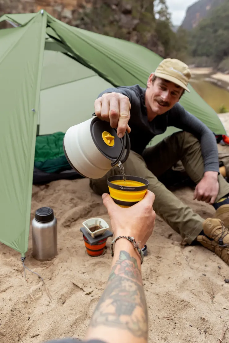 Plates, Bowls, Cups & Utensils-Sea To Summit Frontier UL Collapsible Cup - Puffin Bill Orange