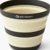 Plates, Bowls, Cups & Utensils-Sea To Summit Frontier UL Collapsible Cup - Bone White