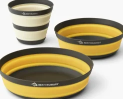 Plates, Bowls, Cups & Utensils-Sea To Summit Frontier UL Collapsible Dinnerware Set - 1P 3 Piece