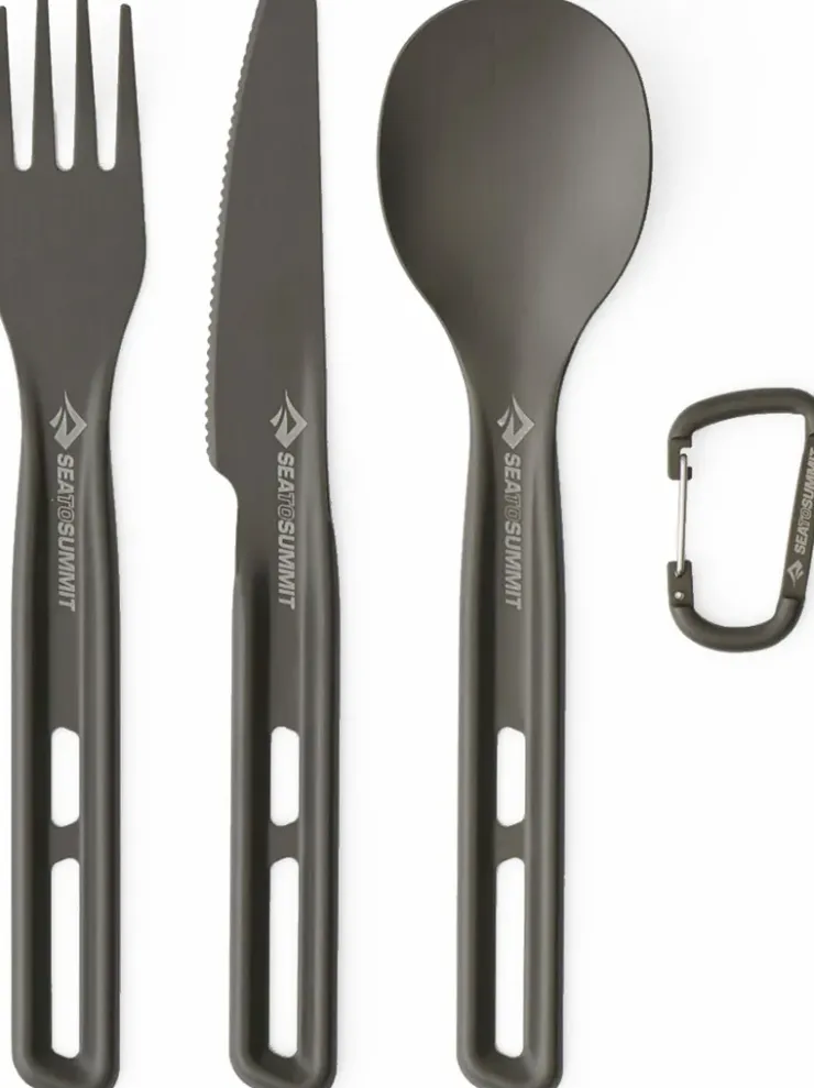 Plates, Bowls, Cups & Utensils-Sea To Summit Frontier UL Cutlery Set - 3 Piece