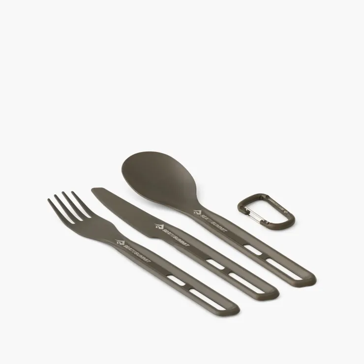 Plates, Bowls, Cups & Utensils-Sea To Summit Frontier UL Cutlery Set - 3 Piece