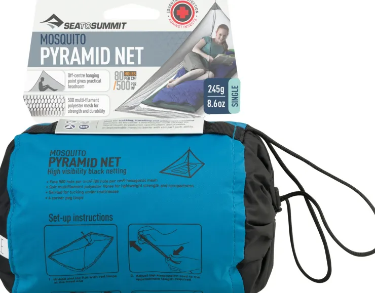 Mosquito Nets & Insect Repellents-Sea To Summit Mosquito Pyramid Net - Single