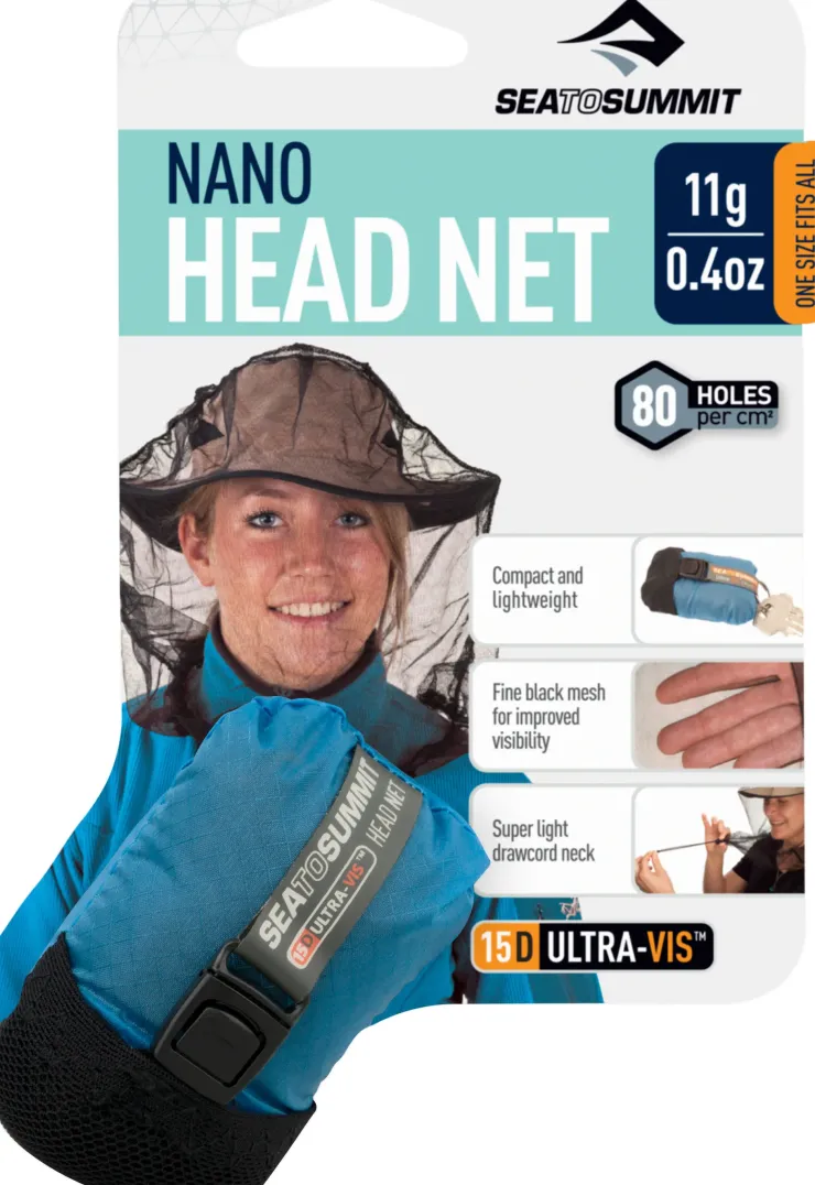 Mosquito Nets & Insect Repellents-Sea To Summit Nano Mosquito Head Net