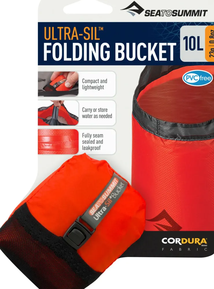 Plates, Bowls, Cups & Utensils-Sea To Summit Ultra-Sil Folding Bucket - 10L