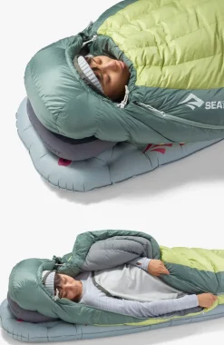 Backpacking & Lightweight Sleeping Bags-Sea To Summit Womens Ascent -1C Down Sleeping Bag - Regular