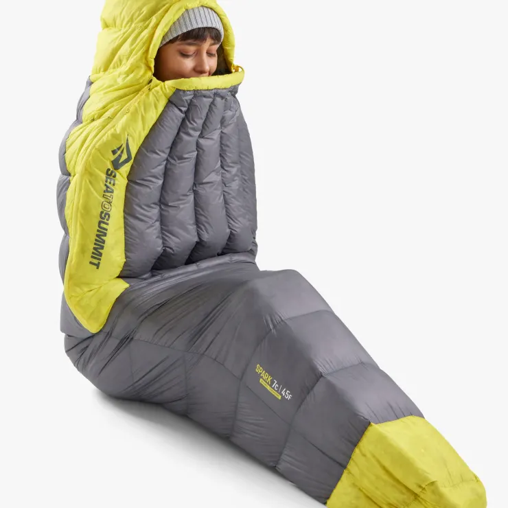 Backpacking & Lightweight Sleeping Bags-Sea To Summit Womens Spark 7C Down Sleeping Bag - Regular