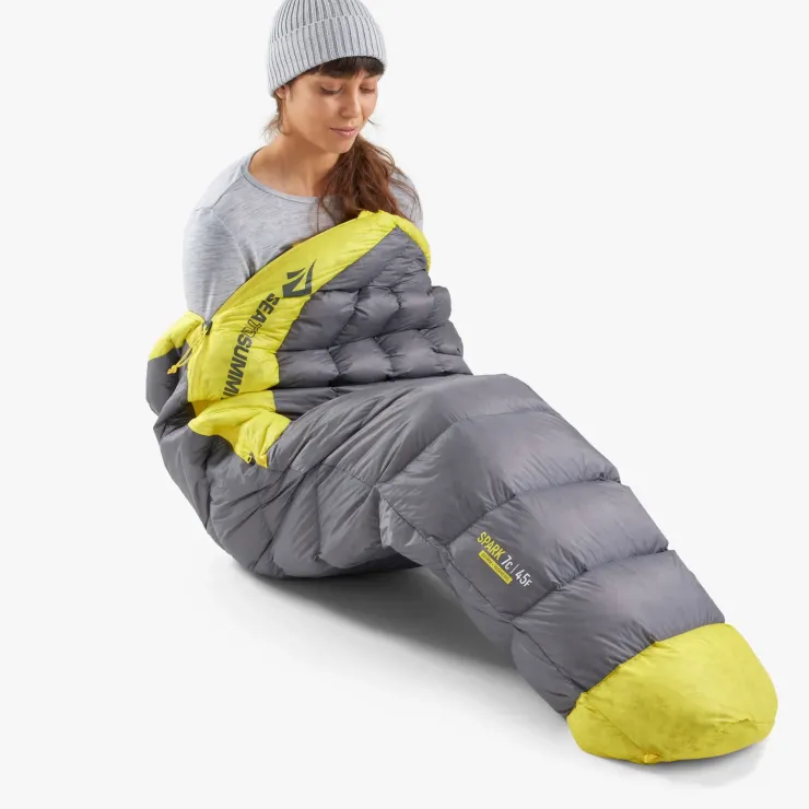 Backpacking & Lightweight Sleeping Bags-Sea To Summit Womens Spark 7C Down Sleeping Bag - Regular