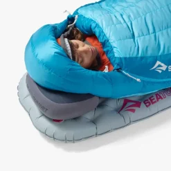 Backpacking & Lightweight Sleeping Bags-Sea To Summit Womens Trek -1C Down Sleeping Bag - Long