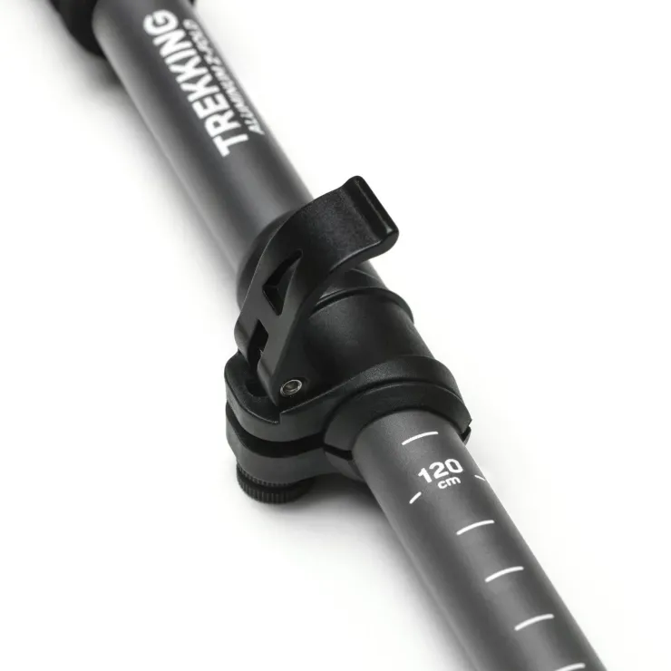 Walking Poles-Silva Trekking Poles Aluminum Z-fold - Grey