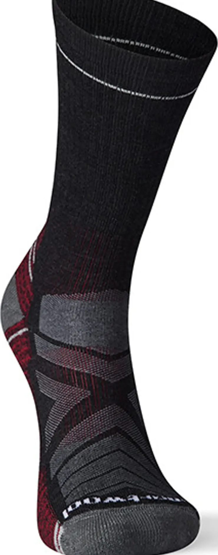 Socks|Socks-Smartwool Mens Performance Hike Light Cushion Crew Socks - Charcoal