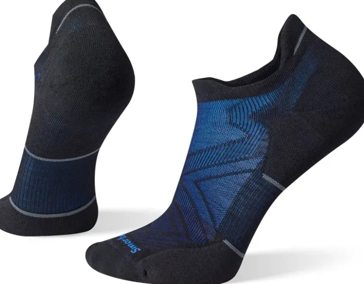 Socks|Socks-Smartwool Mens Run Targeted Cushion Low Ankle Socks - Black