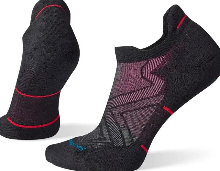 Socks|Socks-Smartwool Womens Run Targeted Cushion Low Ankle Socks - Black