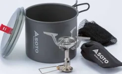 Lightweight Stoves-Soto New River Pot and Amicus Stove Combo
