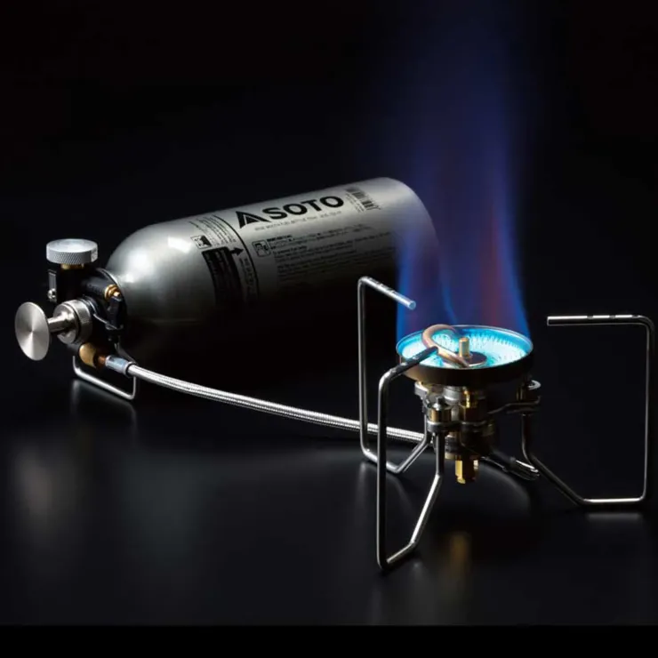Lightweight Stoves-Soto StormBreaker and 700ml Fuel Bottle