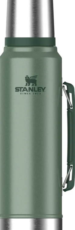 Coffee Mugs & Flasks-Stanley Legendary Classic Bottle - 1.0L - Hammertone Green