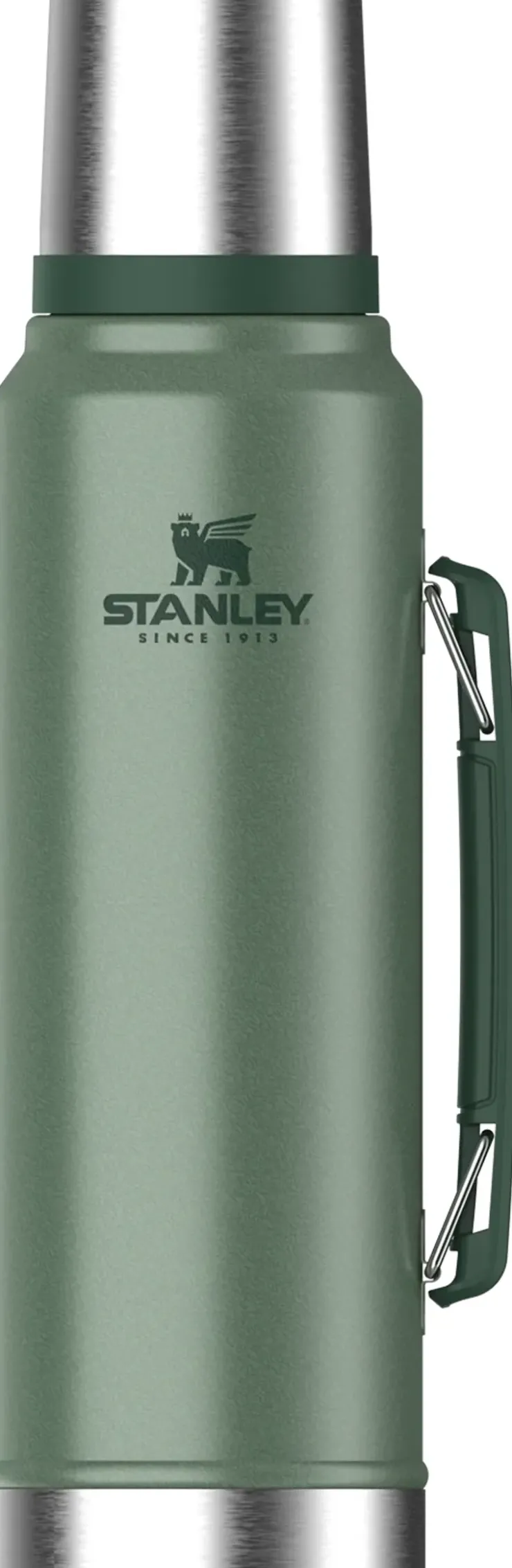 Coffee Mugs & Flasks-Stanley Legendary Classic Bottle - 1.0L - Hammertone Green