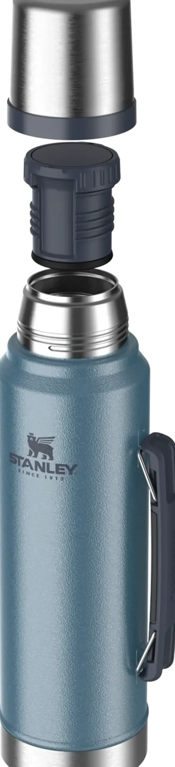 Coffee Mugs & Flasks-Stanley Legendary Classic Bottle - 1.0L - Hammertone Lake