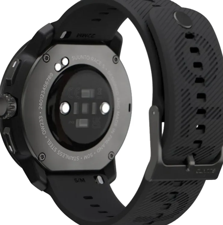 Wearable Tech-Suunto Race S Sports Watch - All Black