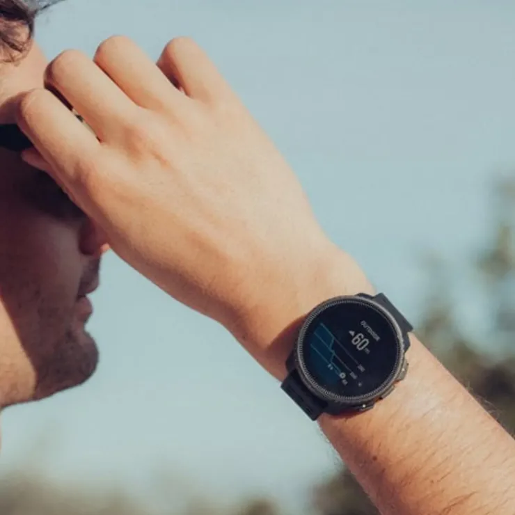 Wearable Tech-Suunto Solar Vertical Sports Watch - All Black-Stainless Steel
